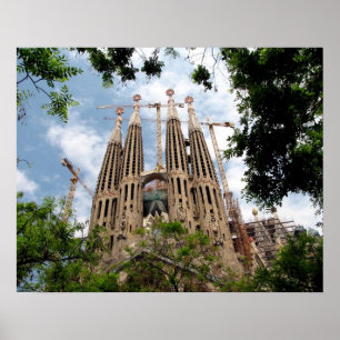 Affiches Barcelone. Sagrada Familia.