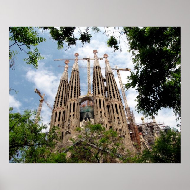 Affiches Barcelone. Sagrada Familia. (Devant)