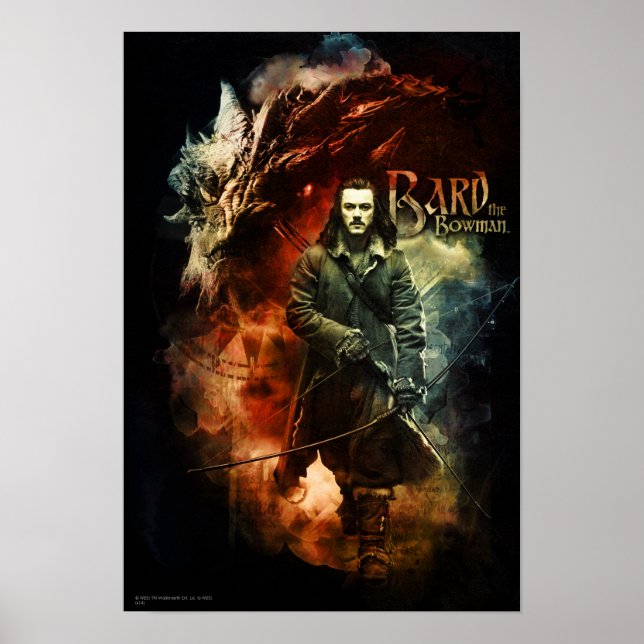 Affiches BARD THE BOWMAN™ & Smaug (Devant)