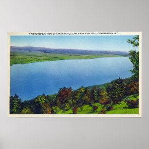 Affiches Bare Hill View of Canandaigua Lake
