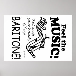 Affiches Baritone Sent La Musique