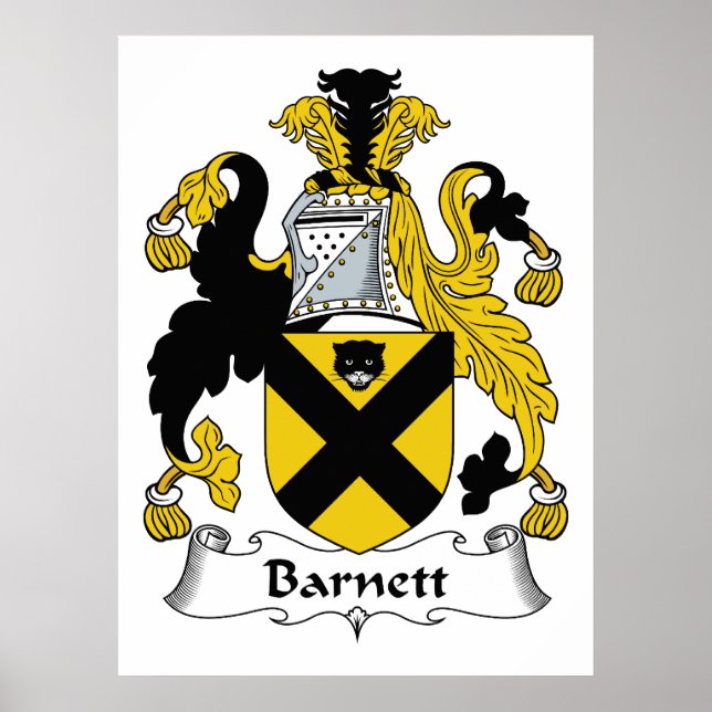 Affiches Barnett Family Crest (Devant)