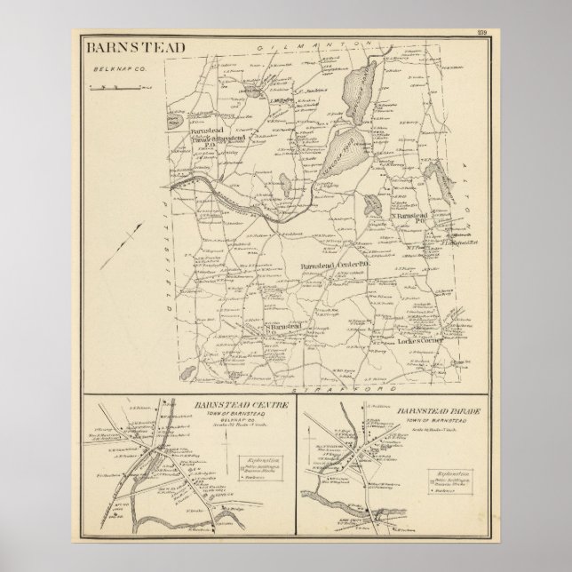 Affiches Barnstead, Belknap Co (Devant)