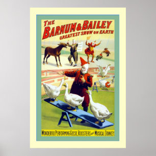 Affiches Barnum & Bailey ~ Cirque Vintage