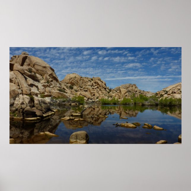 Affiches Barrage de Barker, reflet à Joshua Tree I (Devant)