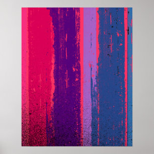 AFFICHES BARRE BISEXUELLE D'ENCRE DE FIERTÉ - .PNG
