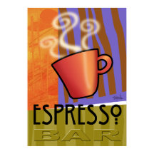 Barre Espresso | orange vert olive lilas