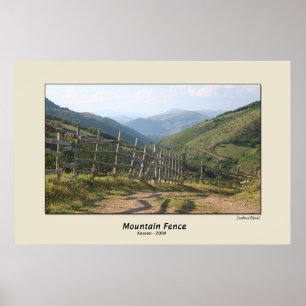 Affiches Barrière de montagne
