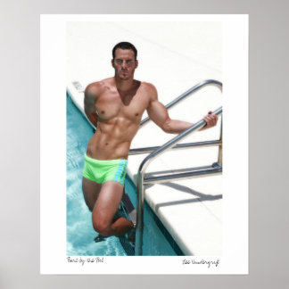 Affiches Bart-4771, Bart by the Pool, Lee Vandergrift