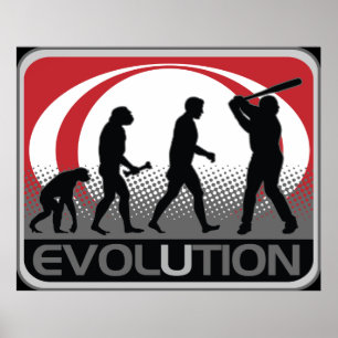 Affiches Base-ball d'évolution