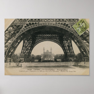 Affiches Base noire et blanche de Tour Eiffel