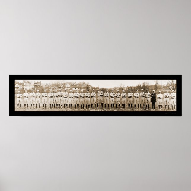 Affiches Baseball À Pittsburgh Photo 1914 (Devant)