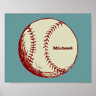 Affiches Baseball vintage