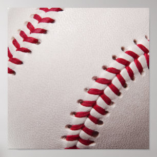 Affiches Baseballs - Customize Baseball Background Template