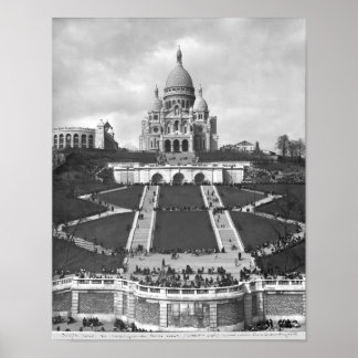 Affiches Basilique du Sacre-Coeur, Montmartre, 1876-1910