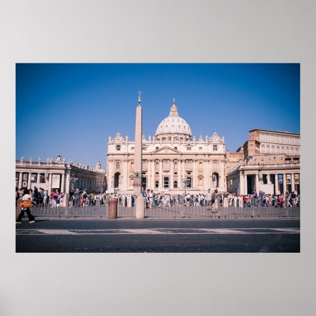 Affiches Basilique San Pietro dans le Vatican (Devant)