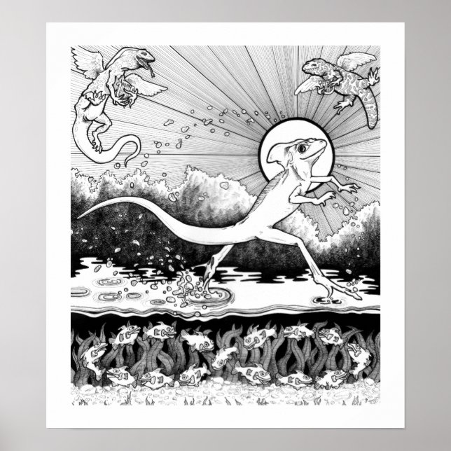 Affiches Basilisk - Animaux - 15 x 17 (Devant)