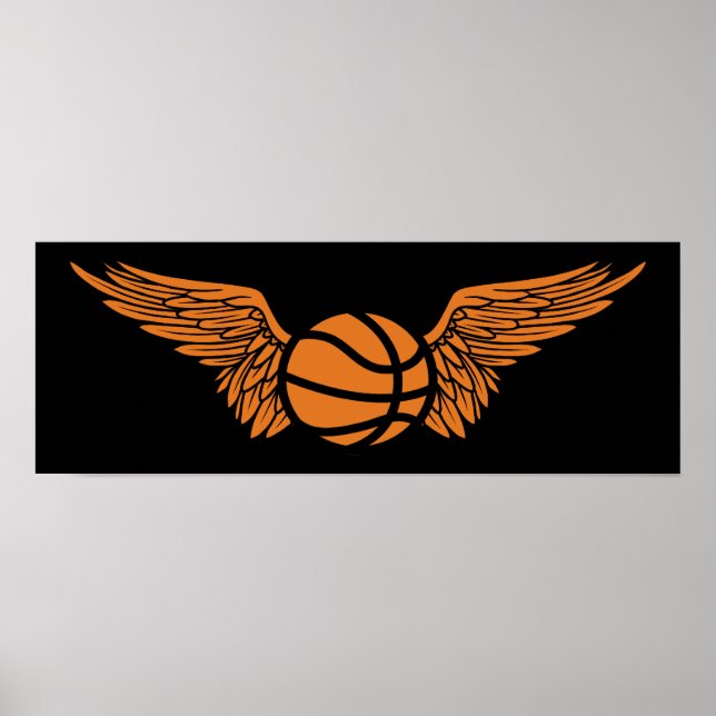 Affiches basket-ball : ailes (Devant)