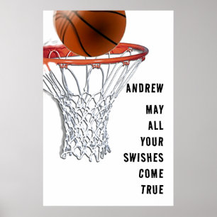 Affiches Basket-ball Bonne chance