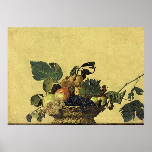 Affiches Basket of Fruit by Caravaggio (Devant)