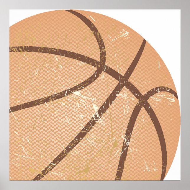 Affiches basket vintage (Devant)