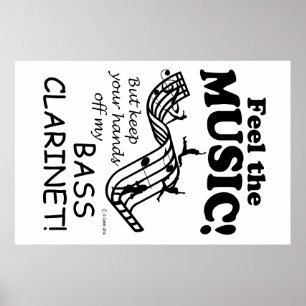 Affiches Bass Clarinet Sentez La Musique