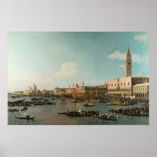 Affiches Bassin de San Marco le jour d'ascension (par