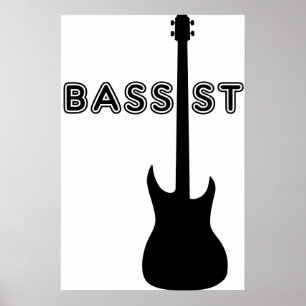 Affiches Bassiste