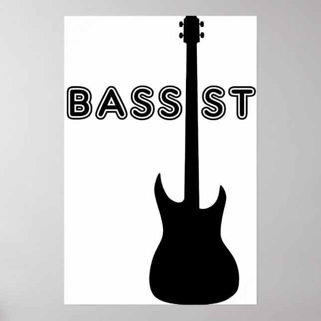 Affiches Bassiste (Devant)