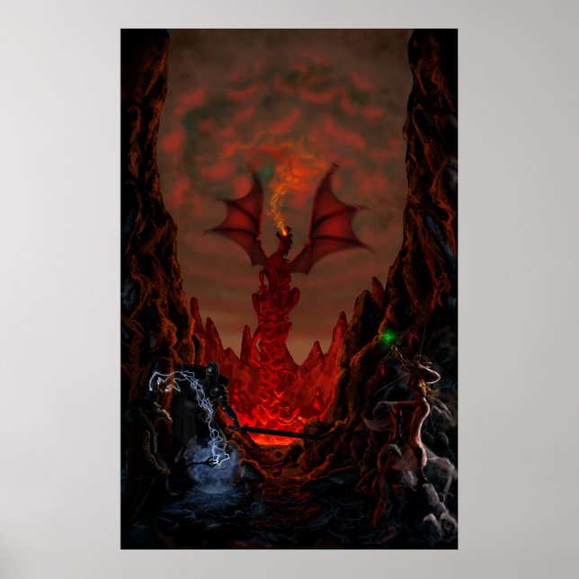 Affiches Bataille au Dragon Doom Pass (Devant)