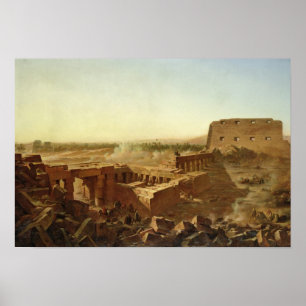 Affiches Bataille au temple de Karnak