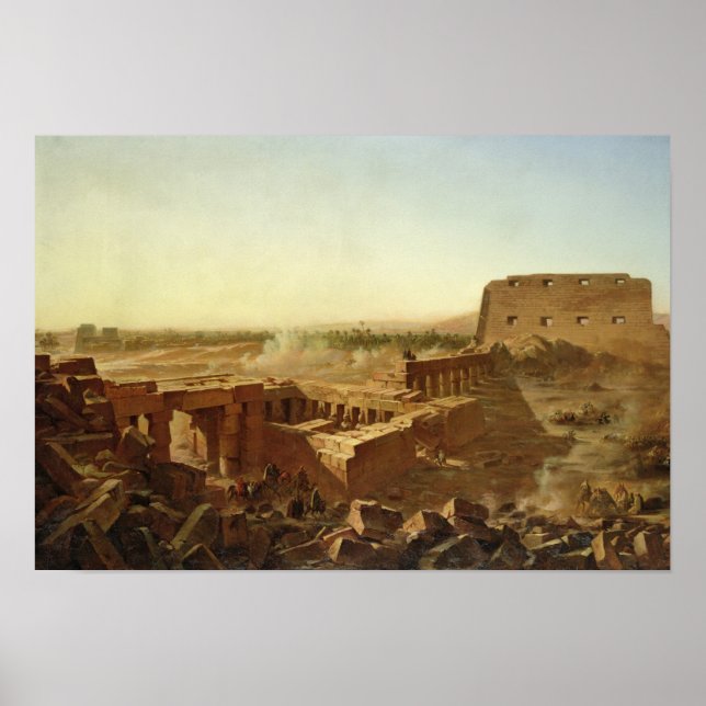 Affiches Bataille au temple de Karnak (Devant)
