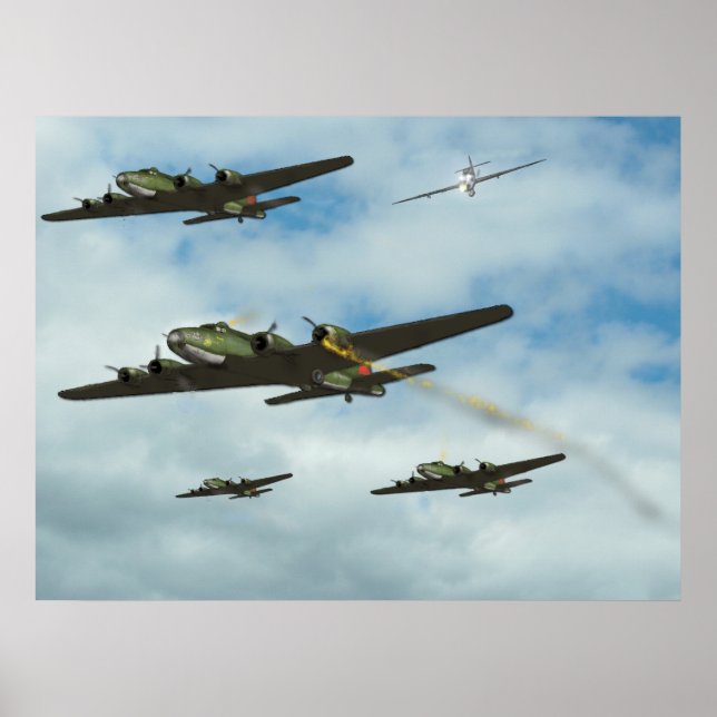 Affiches Bataille d'air 1943 (Devant)