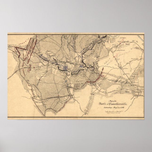 Affiches Bataille de Chancellorsville 3 (Devant)