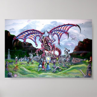 Affiches bataille de dragons