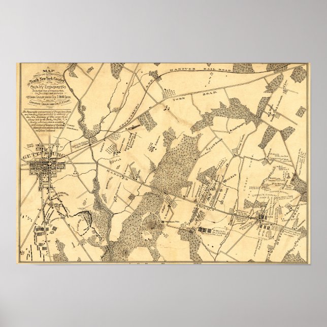 Affiches Bataille de Gettysburg 12 (Devant)