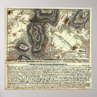 Affiches Bataille de la guerre civile de South Mountain