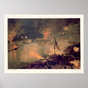 Affiches Bataille de Port Hudson par L. Prang & Company 188