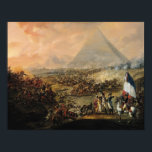 Affiches Bataille de Pyramides, le 21 juillet 1798<br><div class="desc">Bataille de Pyramides,  le 21 juillet 1798 | par François Louis Joseph Watteau | Lieu de l'art : Musée des Beaux-Arts,  Valenciennes,  France | Artiste français | Numéro de collection d'images : XAV28342</div>