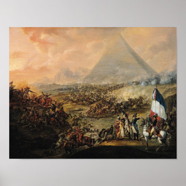 Affiches Bataille de Pyramides, le 21 juillet 1798 (Devant)