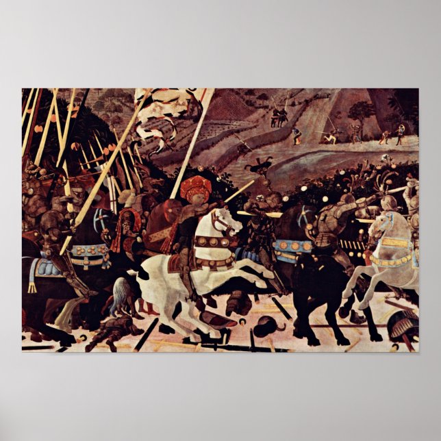 Affiches Bataille De San Romano Par Paolo Uccello (Devant)
