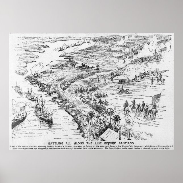 Affiches Bataille de Santiago (Devant)