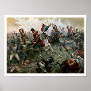Affiches Bataille de waterloo, le 18 juin 1815, 1898