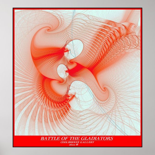 AFFICHES BATAILLE DES GLADIATEURS (Devant)