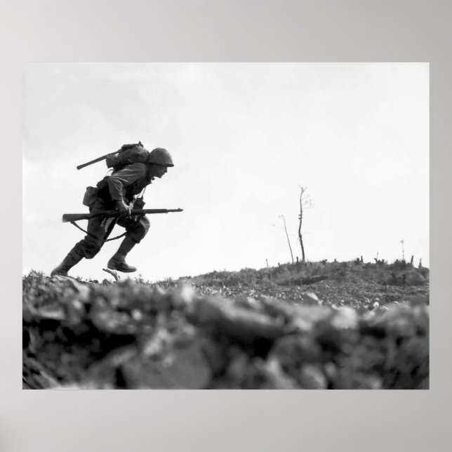 Affiches Bataille D'Okinawa Peinture (Devant)