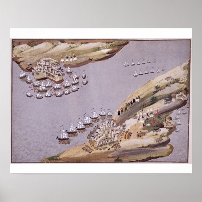 Affiches Batailles pour les îles de Crète et Samos, plaque (Devant)