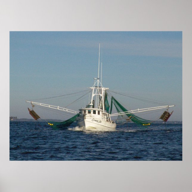 Affiches Bateau à crevettes (Devant)