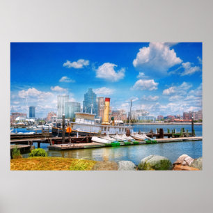 Affiches Bateau - Balitimore, MD - Tug à vapeur Baltimore 1