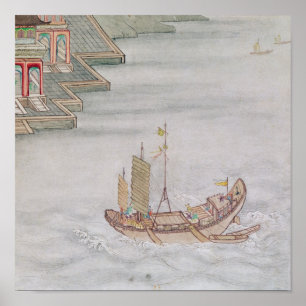 Affiches Bateau chinois
