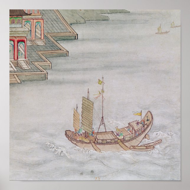 Affiches Bateau chinois (Devant)